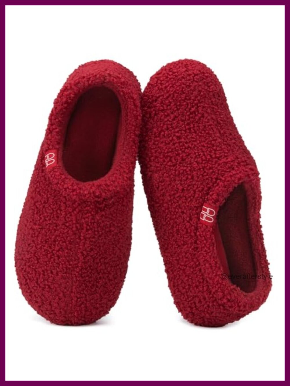 Fuzzy Curly Fur Memory Foam Loafer Slippers